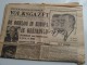 VOLKSGAZET Overwinningsnummer 8 Mei 1945 ( Nr. 206 23e Jaar ) Gekreukt ( Zie Foto's ) KRANT / GAZET !! - 1939-45