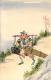 [DC2663] CPA - RRR - CHINA CHINESE FOLK ART HANDMADE STAMP COLLAGE - Non Viaggiata - Old Postcard - Cina