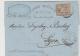 FDI14f / LEVANT -  Allegorie Type I 1877. Banque Constantonople 1877 Nach Lyon - Briefe U. Dokumente