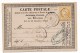 1876 - CARTE PRECURSEUR N°18 De CHARMES (VOSGES) Avec GC 901 - 1849-1876: Période Classique