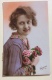 Donna Con Fiori 1926 Viaggiata Fp - Altri & Non Classificati