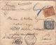 Lettre Recommandé Tarif à 55cts >> Regence De Tunis Pour La France 1897 - Storia Postale