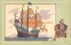 Engels Oorlogsschip XVIIe Eeuw Prent Kuifje Zien En Weten - Tintin