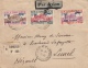 Lettre Recommandé Tunis Poste Aérienne Pour La France 1931 - Poste Aérienne