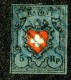 9949  Switzerland 1850 Zumstein #15 II (o)  Michel #7 II - 1843-1852 Federal & Cantonal Stamps