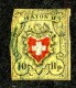 9964  Switzerland 1850 Zumstein #16 II (o)  Michel #8 II - 1843-1852 Federal & Cantonal Stamps