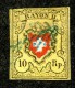 9965  Switzerland 1850 Zumstein #16 II (o)  Michel #8 II - 1843-1852 Federal & Cantonal Stamps