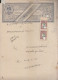 ORCHHA State  1A Pair  Postage & Revenue Stamp On  8A  Stamp Paper Type 25 # 89909 Inde Indien Fiscaux Fiscal Revenue - Orcha