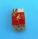 OLYMPIC GAMES LOS ANGELES 1984. - EQUESTRIAN SPORT Pin Badge * Equitation équestre Reiter Pferdsport Equestri Hipico - Olympic Games