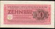 Wehrmacht Verrechnungsschein 10 MARK 1944 WWII Bank Note Germany Third Reich - Verrechnungsscheine - Dt. Wehrmacht