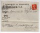 1910 - ENVELOPPE ILLUSTREE De GENEVE Expédiée De BELLEGARDE (AIN) - FABRIQUE DE CRAVATES - Covers & Documents