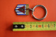 PORTE CLEFS PORTE Clé LETTRE "F"COMME FRANCE OU AUTRE FORMULE-TRIANGLE ROUGE FOND BLEU BLANC MERCI DE M'AIDER P IDENTIFI - Key-rings