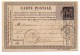 1878 - CARTE PRECURSEUR D'EPINAL (VOSGES) Avec BORD DE FEUILLE SAGE - 1877-1920: Période Semi Moderne
