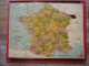 ANCIEN PUZZLE 16 PIECES  29 X 21 CM EN BOIS ( CP ) ET PAPIER   CARTE DE LA FRANCE - Rompecabezas