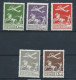 Danemark 1925/30 Poste Aérienne N° 1/5 Neufs** MNH Avion Et Charrue - Posta Aerea