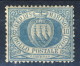 San Marino 1877 N. 3A C. 10 Oltremare MH Gomma Originale, Ben Centrato, Freschissimo, Firmato A Diena Catalogo &euro; 22 - Nuovi