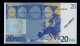 20 Euro POLYMER Note "DAL NEGRO" Billet Scolaire, Educativ, Size 110 X 63, RRRRR, UNC Extrem Scarce!! - Sonstige & Ohne Zuordnung