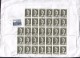 Greenland 1979 Mi. 117    7 Kr. Kunsthandwerk Specksteinfigur 50-Block & 33-Block On Big Db. Sided Cutout Piece !!!! - Used Stamps
