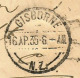 PREMIER VOL  Entre Gisborne & Napier 16 Avril 1935, Avec Escale à Wellington (timbre Poste Aérienne Nr 1) Forte Côte - Corréo Aéreo