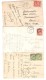 10 CP Anglaises Différentes Vues 1915-1916 Correspondance V.Crèvecoeur Magistrat à Boma Belgisch Congo Belge PR3002 - Collections