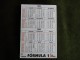 Calendrier De Poche - Pocket Calendar - Niki Lauda - 1985 - Automobilismo - F1