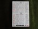 Calendrier De Poche - Pocket Calendar - Martin Brundle - 1985 - Automobile - F1