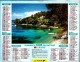 ALMANACH DES P.T.T 1995 (57)  - Complet ** VILLEFRANCHE SUR MER (06) - ST JEAN CAP FERRAT ** Calendrier * JEAN LAVIGNE * - Grand Format : 1991-00