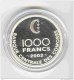 COIN/MUNZE 1000 FRANCS COMORES - MOSQUEE - ISLAM - LE FRANC APRES L'EURO ARGENT B E 2002 - Comoros