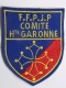 Ecusson Tissu Feutrine Brodée - Comité De HAUTE-GARONNE - FFPJP - PETANQUE Et Jeu Provençal - Ecussons Tissu