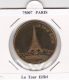 JETON TOURISTIQUE  NATIONAL TOKENS - 75007  PARIS -  LA  TOUR  EIFFEL - Autres & Non Classés