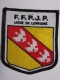 Ecusson Tissu - FFPJP - PETANQUE - Ligue De LORRAINE - Blason - Armoiries - Pétanque