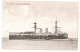 Cpa Bateau Guerre Allemand Sms Konig Wilhelm 1909 - 2scans - Warships