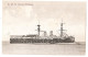 Cpa Bateau Guerre Allemand Sms Konig Wilhelm 1909 - 2scans - Guerre