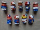 Delcampe - Vintage - Petit Lot De 9 Figurines Kinder Fana D'Foot - Monoblocs