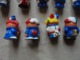 Delcampe - Vintage - Petit Lot De 9 Figurines Kinder Fana D'Foot - Monoblocs