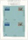 DANEMARK - 1975/1984 - 7 LETTRES AEROGRAMME ENTIER NEUVES SUR PAGES EXPO A4 - Postal Stationery