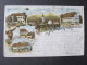 AK ASCHACH A.d. Steyr B.Eferding Litho 1907 /// D*19867 - Eferding