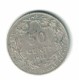 BELGIQUE - 50 CENTIMES 1912 - Légende NL - Argent - 50 Centimes