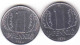 Deutschland DDR, 2 X 1 Pfennig 1964 + 1975 - 1 Pfennig