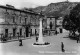 04136 "(CATANZARO) TIRIOLO M. 690 - PIAZZA ITALIA" ANIMATA, VESPA, VERA FOTO. CART.  SPED. 1959 - Catanzaro