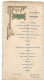 1   Menu De Mariage / Suzanne -Marcel /Le Parc Fleuri/Saint Aubin /Diner  / 1931    MENU164 - Menus