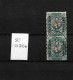 South Africa 1935 Official Optd 1/2d Springbok. Vertical Pair SG020w (4215) - Oficiales