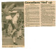 Programme Football 1980 Canada (North America) V Mexico WITH Newspaper Articles ALSO Covers Canada V Irish League / P... - Books