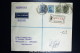 Graf Zeppelin 10. Sudamerikafahrt Sieger 281 C  Mixed Stamps. Registered Cover Montevideo  To Liverpool UK - Uruguay