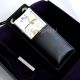 S.T. Dupont Lighter Case - Leather And Palladium - Porta Accendino - Never Used - Dupont