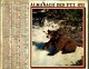 ALMANACH DES P.T.T.1975 (54/57) - Complet ** COLLEY - OURS ** - Editeur : JEAN CARTIER BRESSON N°36 - Grand Format : 1971-80