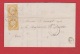 Lettre De Vérines   -- Pour Brassac  --   28 Mai 1857  --  Boite Rurale G --  Paire De N 13 - 1849-1876: Période Classique