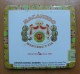 AC - MACANUDO 10 ASCOTS EMPTY TIN BOX DOMINICIAN TAX STAMP - Tabaksdozen (leeg)