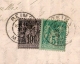 TB DATE, 16 NOV 1884, DAGUIN REIMS MARNE Sur Lettre Au Type SAGE. - 1877-1920: Semi Modern Period