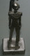 ITALIA -STATUINA IN PELTRO ARGENTATO DI CARABINIERE IN GRAN TENUTA DEL 1910 - Polizia